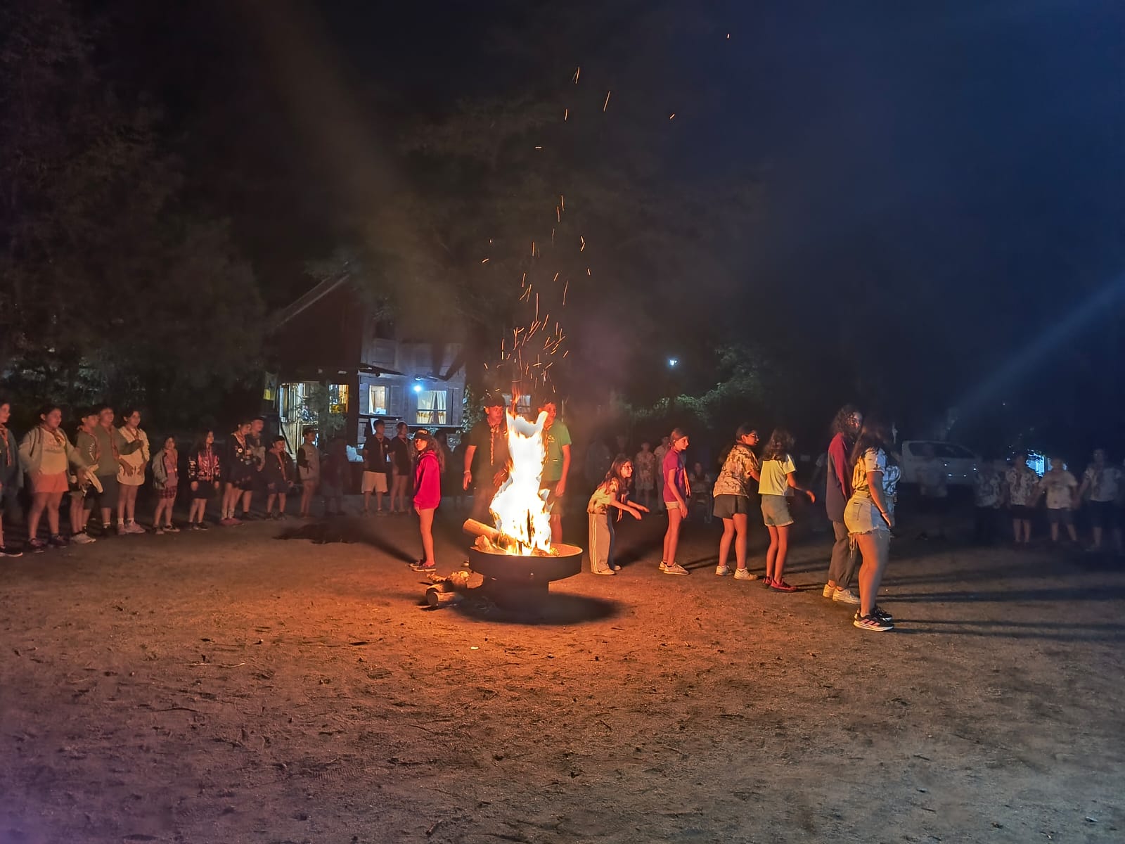 parque verde del albergue para grupos en Córdoba